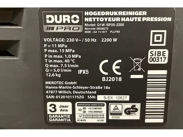 Hogedrukreiniger duro - afbeelding 13 van  13