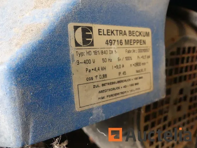 Hogedrukreiniger elektra beckum hd161/840 dx5 - afbeelding 3 van  8