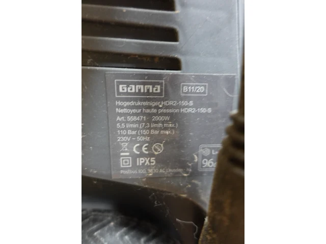 Hogedrukreiniger gamma - afbeelding 4 van  4