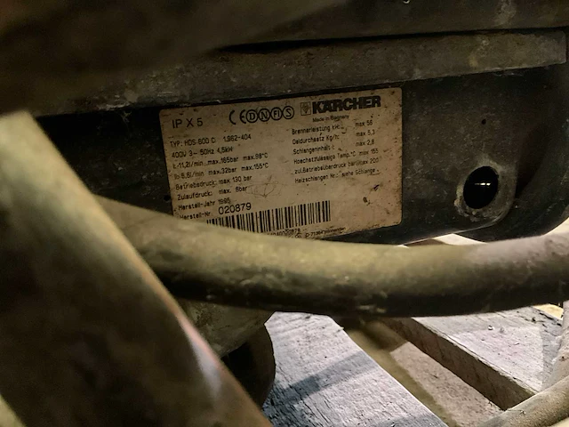 Hogedrukreiniger kärcher hds 600 c - afbeelding 5 van  9