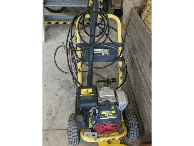 Hogedrukreiniger kärcher, mobiel, type g 7.10, honda motor 5,5ps - afbeelding 1 van  1