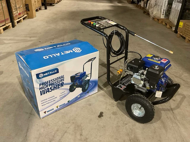 Hogedrukreiniger metallo benzine - afbeelding 1 van  5