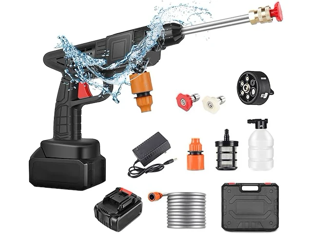 Hogedrukreiniger op batterijen, 48 v - afbeelding 1 van  4