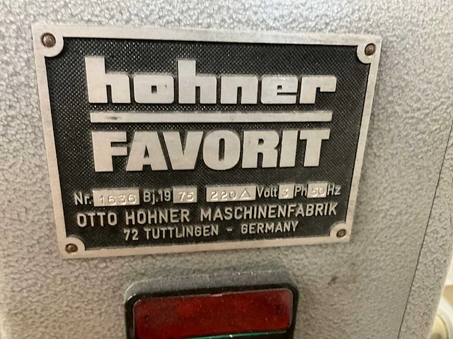 Hohner favorit bindmachine - afbeelding 6 van  9