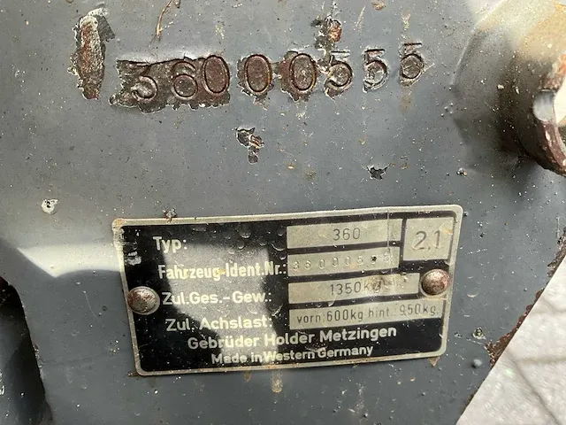 Holder p20 minitractor - afbeelding 14 van  21