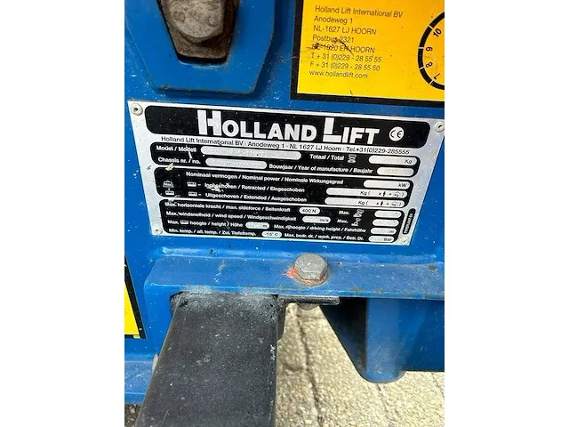 Holland lift - ecostar hl-11812 - hoogwerker - afbeelding 7 van  9