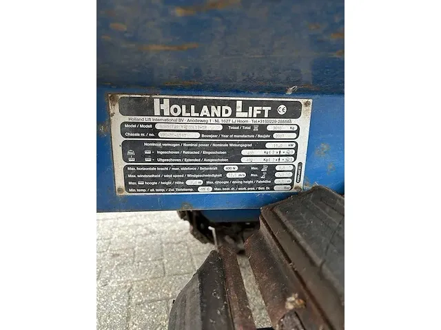 Holland lift - monostar y-70dl12-tr - hoogwerker - afbeelding 2 van  11