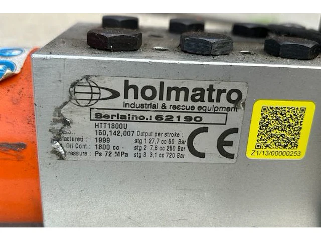 Holmatra hydraulische handpomp - afbeelding 3 van  5