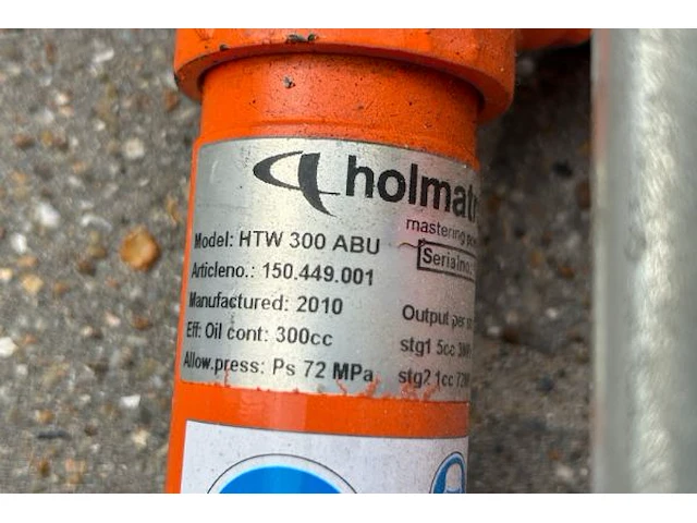 Holmatra hydraulische handpomp - afbeelding 4 van  4