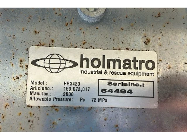 Holmatra hydraulische slang groen - afbeelding 5 van  5