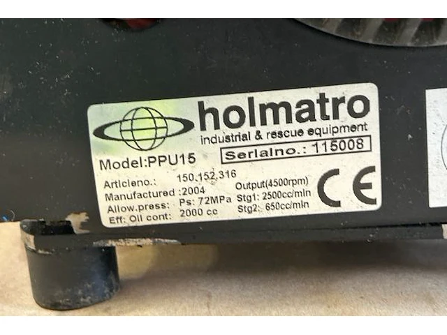 Holmatro gereedschap - afbeelding 5 van  16