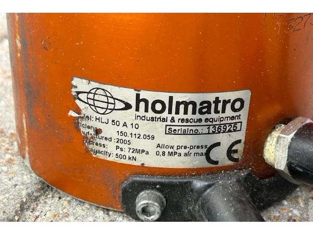 Holmatro hydraulische cilinder/vijzel - afbeelding 4 van  4