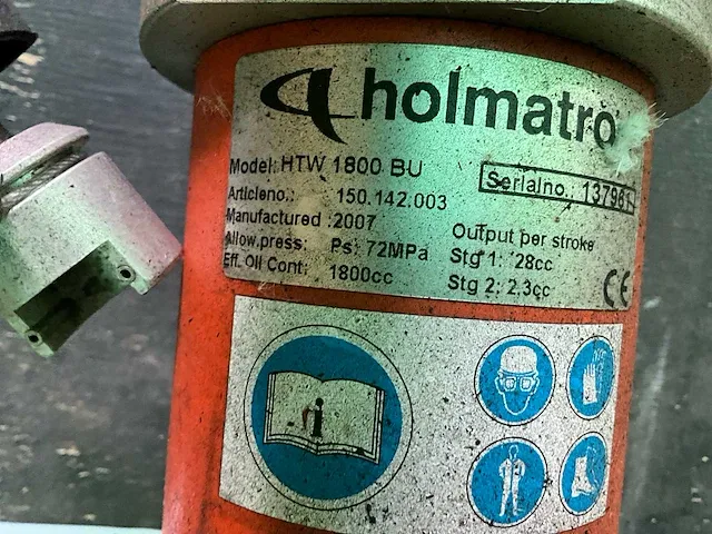 Holmatro hydraulische pers (2x) - afbeelding 6 van  7