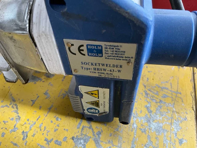 Holm&holm hhsw-63-w socket fusion lasmachine - afbeelding 5 van  6