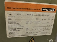 Holz-her 1215 verticale paneelzaag - afbeelding 3 van  9