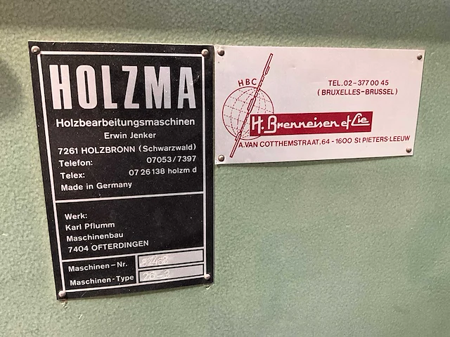Holzma - 26-3 - deuvelinvoermachine - afbeelding 6 van  15