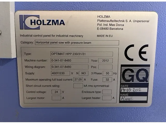 Holzma hpp230 paneelzaag - afbeelding 9 van  9