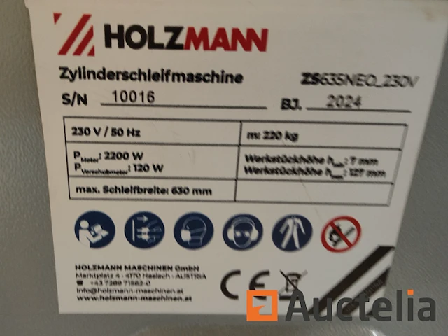 Holzmann houtbewerkingsmachine de houtmann cilindrische schuurmachine zs635neo - afbeelding 6 van  6