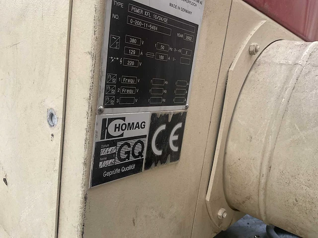 Homag - power kfl 10/34 qe - volautomatische assengestuurde enkelzijdige powerline homag r1/r2/r3 + soft - 2002- houtbewerking - houtbewerkingsmachines - afbeelding 10 van  19