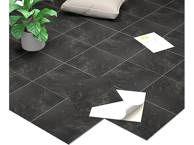 Homease pvc vloerbedekking kleur: grijs gemarmed - afbeelding 1 van  3
