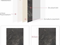 Homease pvc vloerbedekking kleur: grijs gemarmed - afbeelding 2 van  3