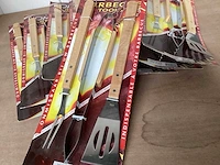 Homeco set barbecue gereedschap, 3 delig (8x) - afbeelding 1 van  3