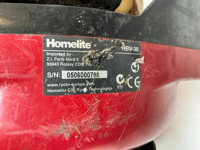 Homelite hbv 30 bladblazer - afbeelding 5 van  5