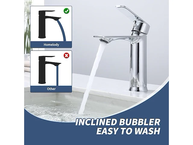 Homelody waterkraan chrome - afbeelding 7 van  8