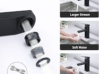 Homelody waterkraan zwart mat - afbeelding 6 van  6