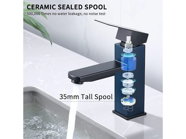 Homelody waterkraan zwart mat - afbeelding 4 van  6