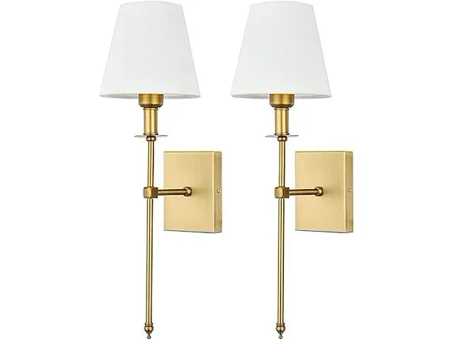 Homeodeco 2 sets wandlampen - afbeelding 1 van  2