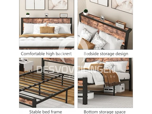 Homerecommend bedframe (120 x 200 cm) - afbeelding 4 van  4