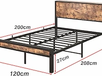 Homerecommend bedframe (120 x 200 cm) - afbeelding 2 van  3