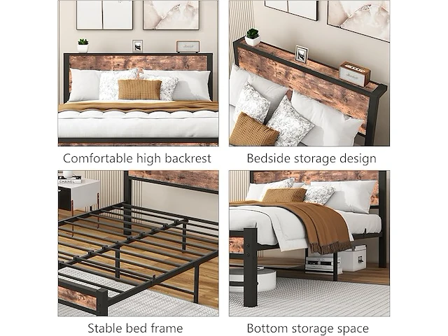 Homerecommend bedframe (120 x 200 cm) - afbeelding 3 van  3