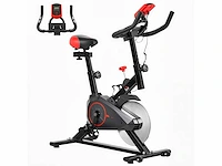 Hometrainer - fitnessfiets met lcd-scherm - afbeelding 3 van  7