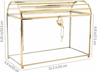 Homtone glazen kaartenbox - afbeelding 2 van  3