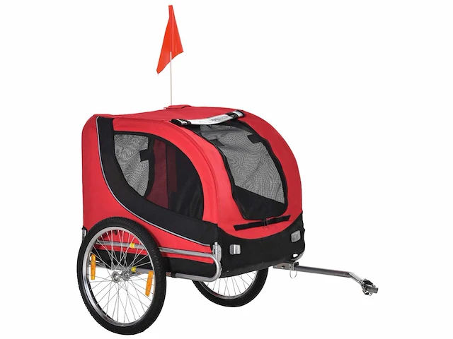 Hond huisdier fietskar met 8 reflectoren - afbeelding 3 van  6