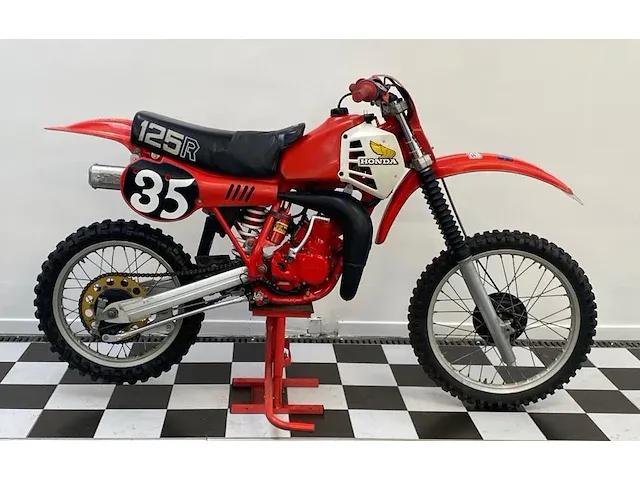 Honda - elsinor cr125 - bromfiets - afbeelding 3 van  8