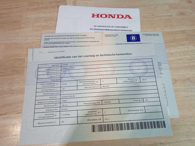 Honda - vt shadow - motorfiets - afbeelding 8 van  8
