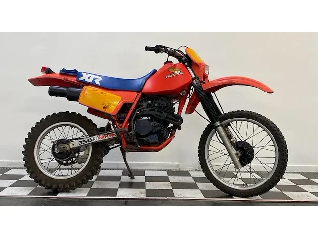 Honda - xr350 - bromfiets - afbeelding 6 van  8