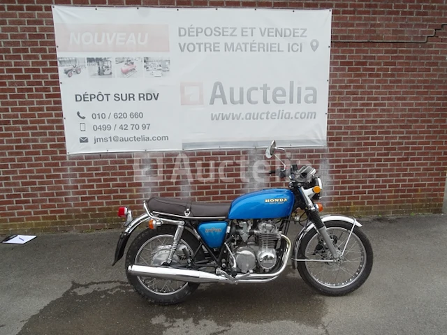 Honda 550 vier super sport motorfiets (voorouder van 1976, weinig km) - afbeelding 1 van  35