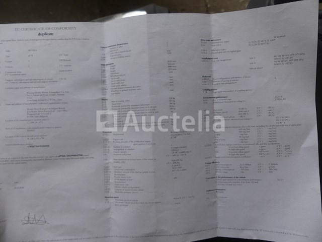 Honda cbf125 motorfiets (vin: lwbjc74a7h1021950) - afbeelding 7 van  15