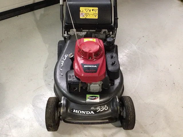 Honda hrh 536 qxe pro roller grasmaaier met wals - afbeelding 2 van  6