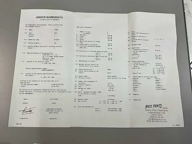 Honda st1300a (2003) - afbeelding 20 van  27