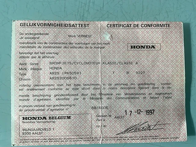 Honda wallaroo scooter (6x) - afbeelding 5 van  15