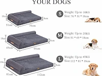 Hondenbed 76 x 51 x 18 cm - afbeelding 3 van  3