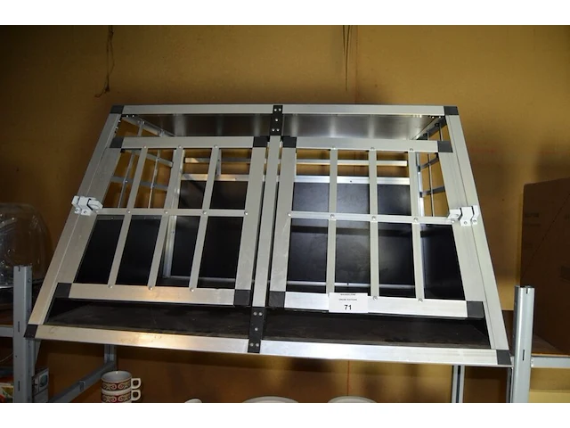 Hondenbench voor auto, 89x65x55 cm - afbeelding 1 van  6