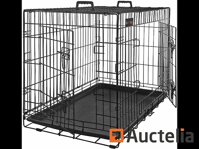 Hondenkooi, 2 deuren, 92,5 x 57,5 x 64 cm - afbeelding 7 van  9
