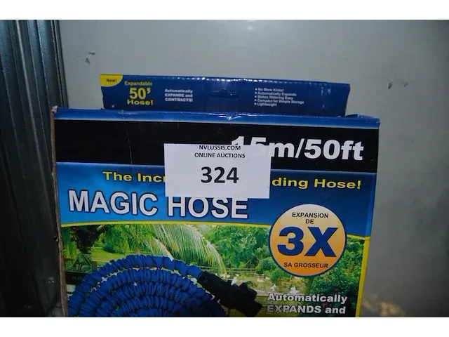 Hondenluik , magic hose 15m , 6 kinder paraplu, fins kegelspel - afbeelding 2 van  6