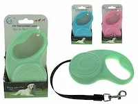 Hondenriemen roll 3 m mix pastel kleur,6 stuks - afbeelding 1 van  1